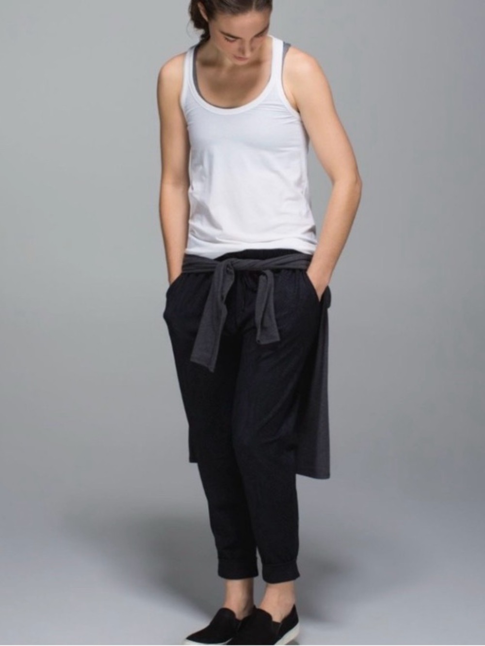 Lululemon Jet Crop Full-On Luon Desert Snake Black